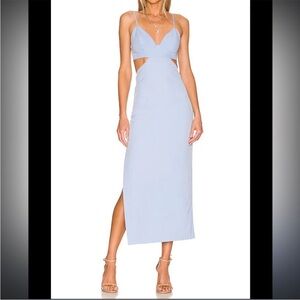 Bardot Cutout dress in blue